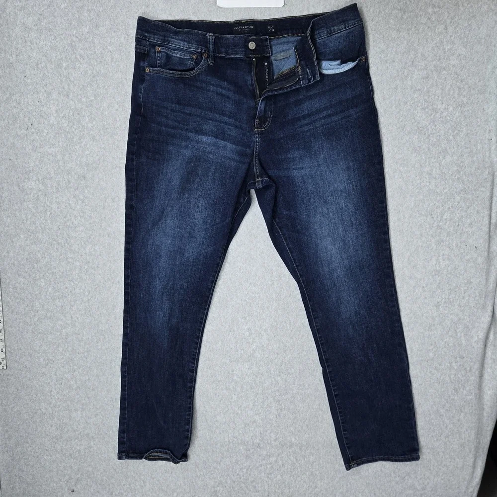 Lucky Brand Men Jeans‎ 40X32 Blue Denim 410 Athletic Straight 31